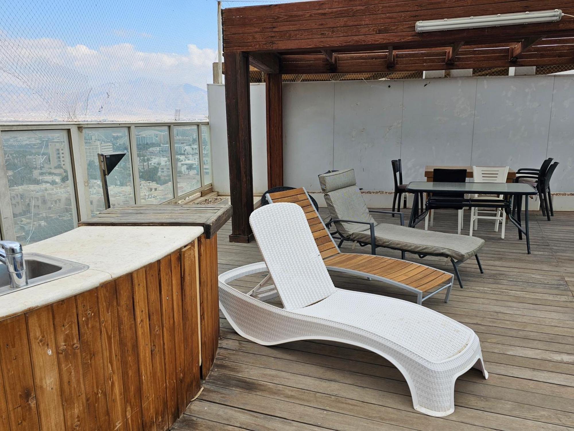 Exclusive Amdar -Residence Luxury Penthause With Privat Roof Pool Near The Sea -Best Sea View Eilat Ngoại thất bức ảnh